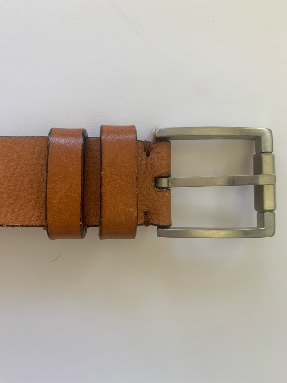 Jil Sander Tan Leather Belt - Classic Casual Style 95 - Picture 8 of 10